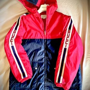 Gucci kids logo trim jacket size 12